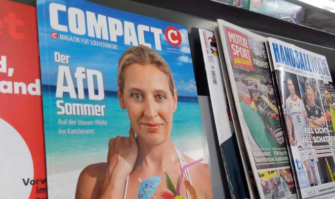 Un tribunal allemand annule l&rsquo;interdiction du « magazine d&rsquo;extrême droite Compact&nbsp;»